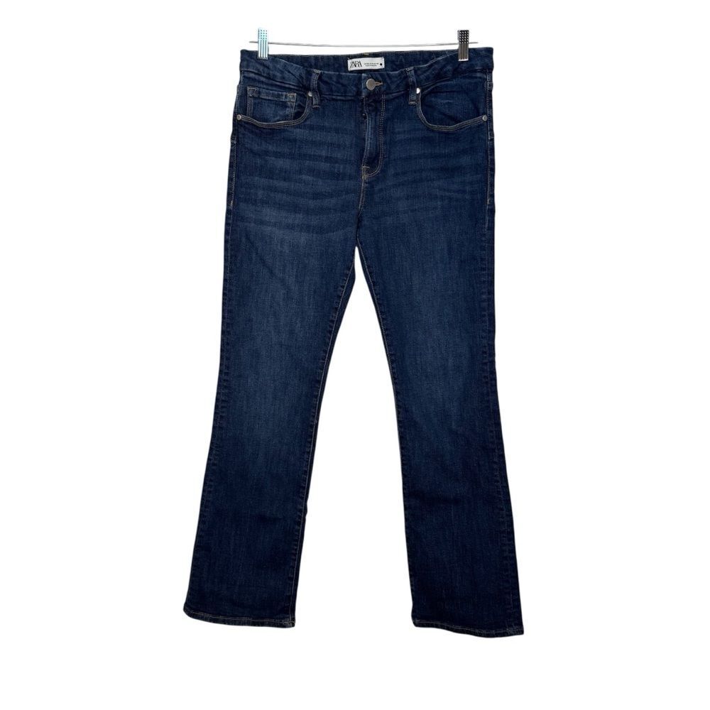 Zara Dark Wash Bootcut‎ Jeans Women's Size 14 Classic Everyday Normcore